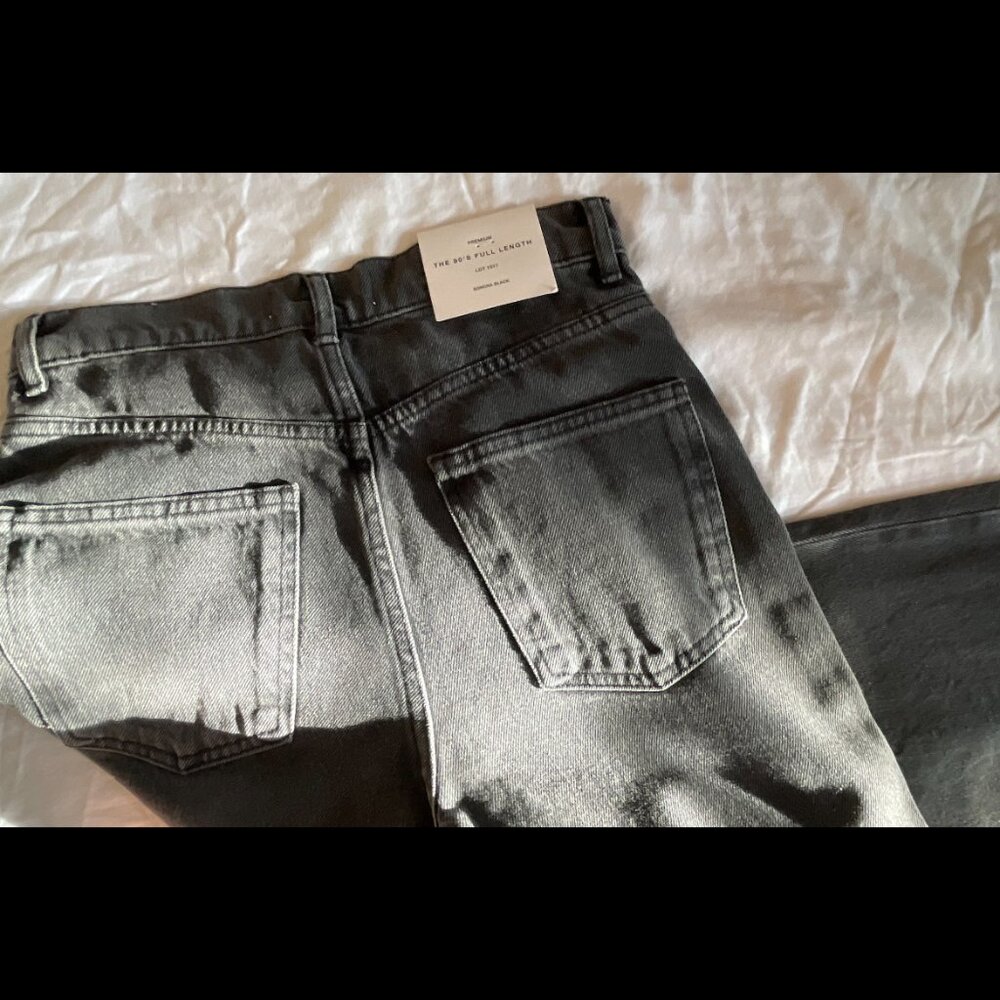 NWT Zara The 90’s Full Length - Slim Fit, Wide Leg, High Rise Jeans